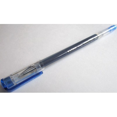 Ручка KAZMIR KZ-802 гелевая синяя 0,5мм игольч.(12шт/уп)